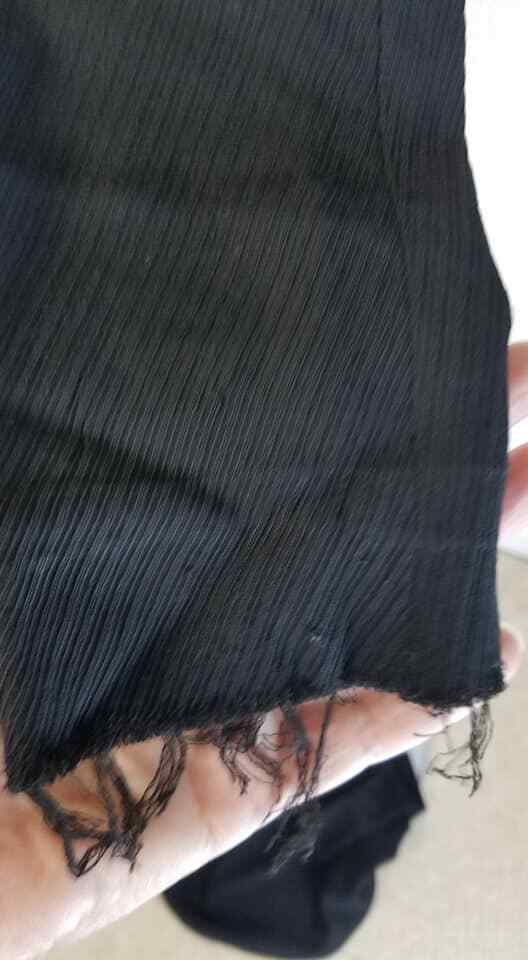 Vtg 40s 50s Cropped Black Faille Jacket Lapels to Shoulder! Unfinished