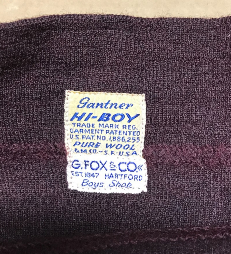 VTG 1930 Gantner Hi-Boy Wool Bathing Suit Beach Wear Swimsuit Shorts Old 440-26B