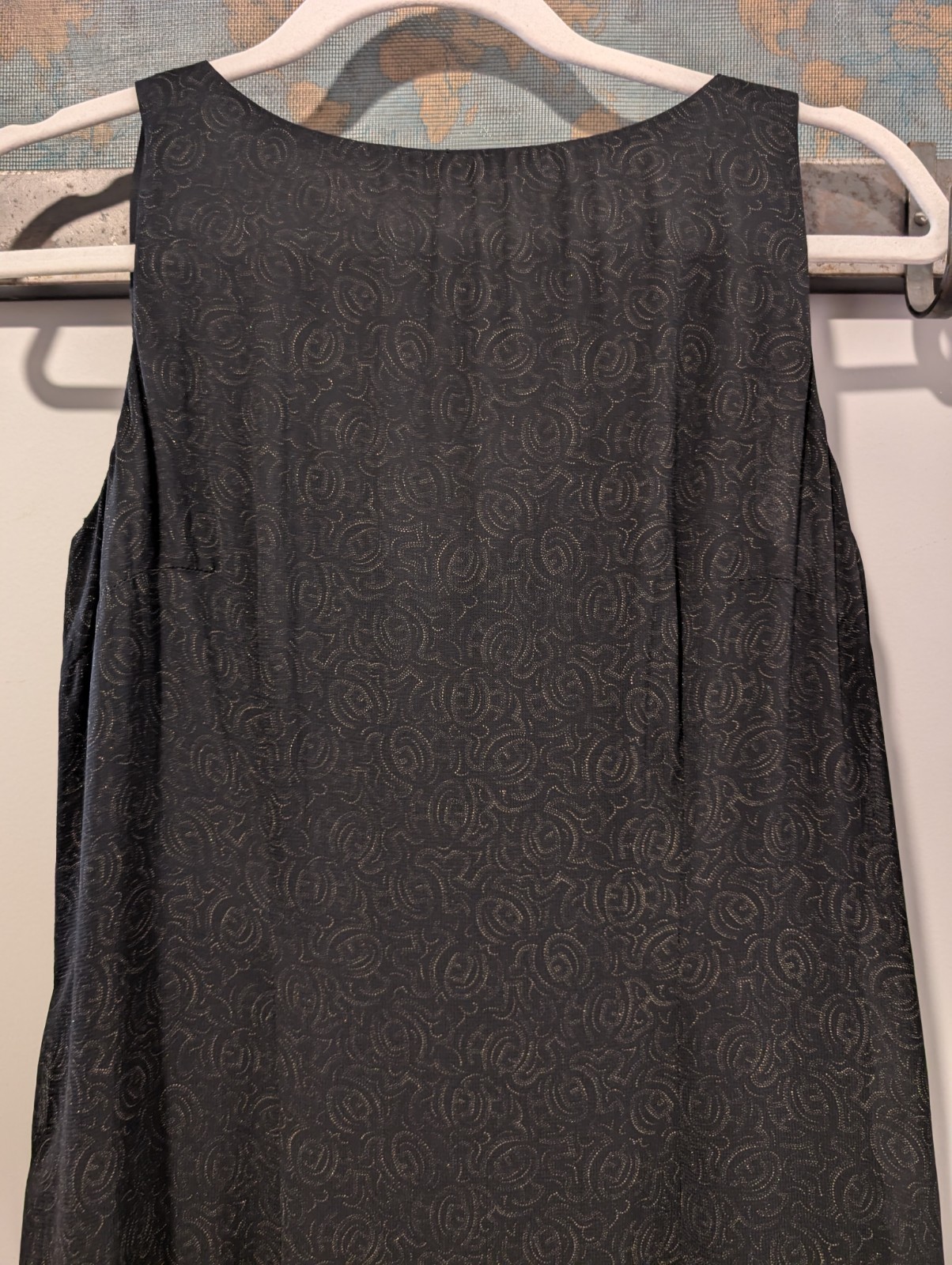 90s Whimsigoth Bias Tier Devoré Dress Bronze Metallic Handkerchief Hem Fairy ~ S