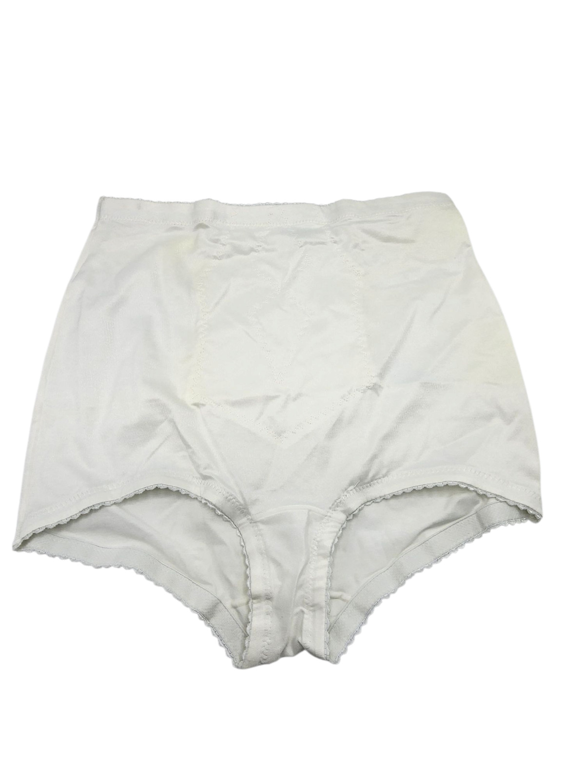 Vintage Panty Sz 38 Style4065 JC Penney White Granny Shaper Nylon Lycra Spandex