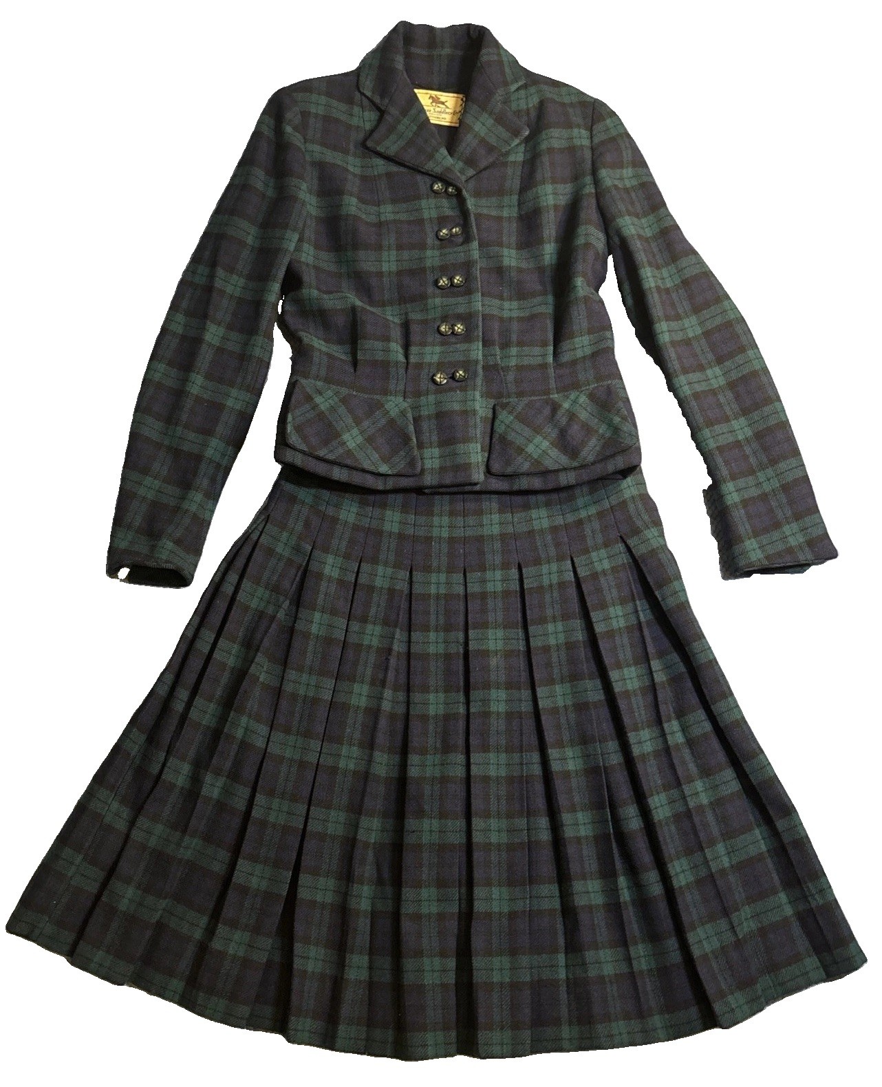 1940&rsquo;s Vintage De Luxe Saddlery Co. Riding Style Skirt Suit Size Small **AS IS**