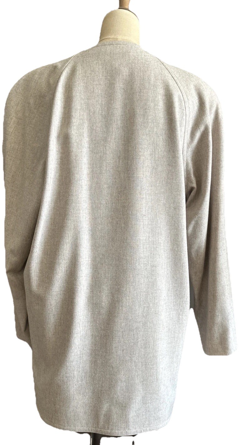 COURREGES VINTAGE PARIS WOOL JACKET SKIRT SUIT Sz38(6)