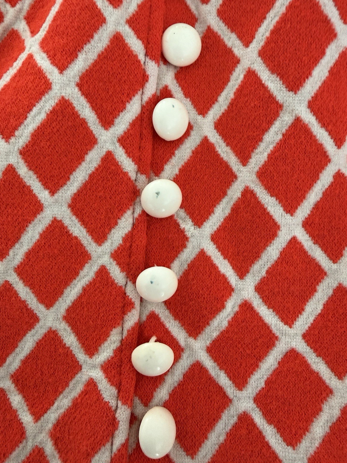 Vintage Bathing Suit – Red and White – Adorable!