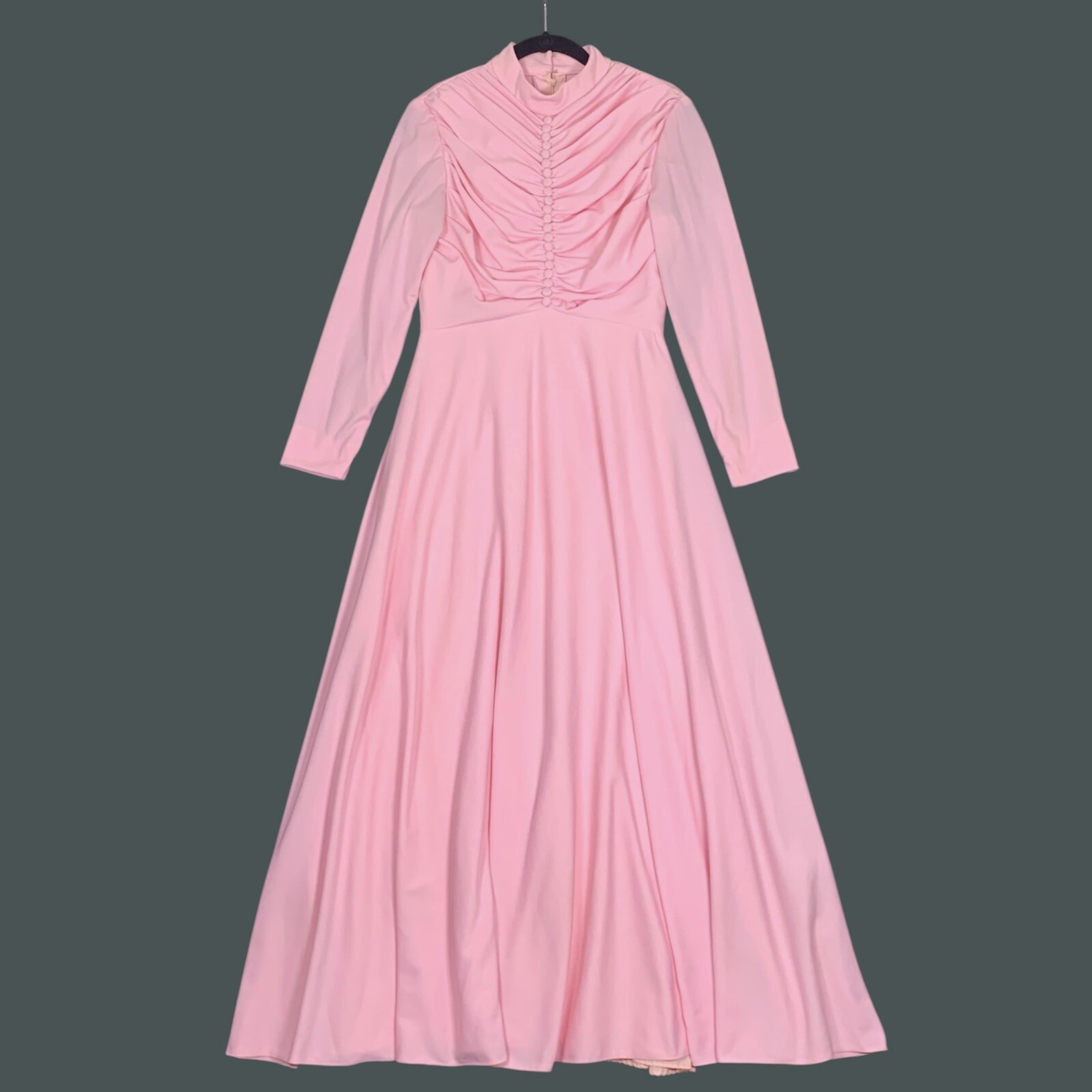 Vintage Sylvia Ann Dress XXS Cottagecore Romantic Gown Boho Bohemian 1970&rsquo;s