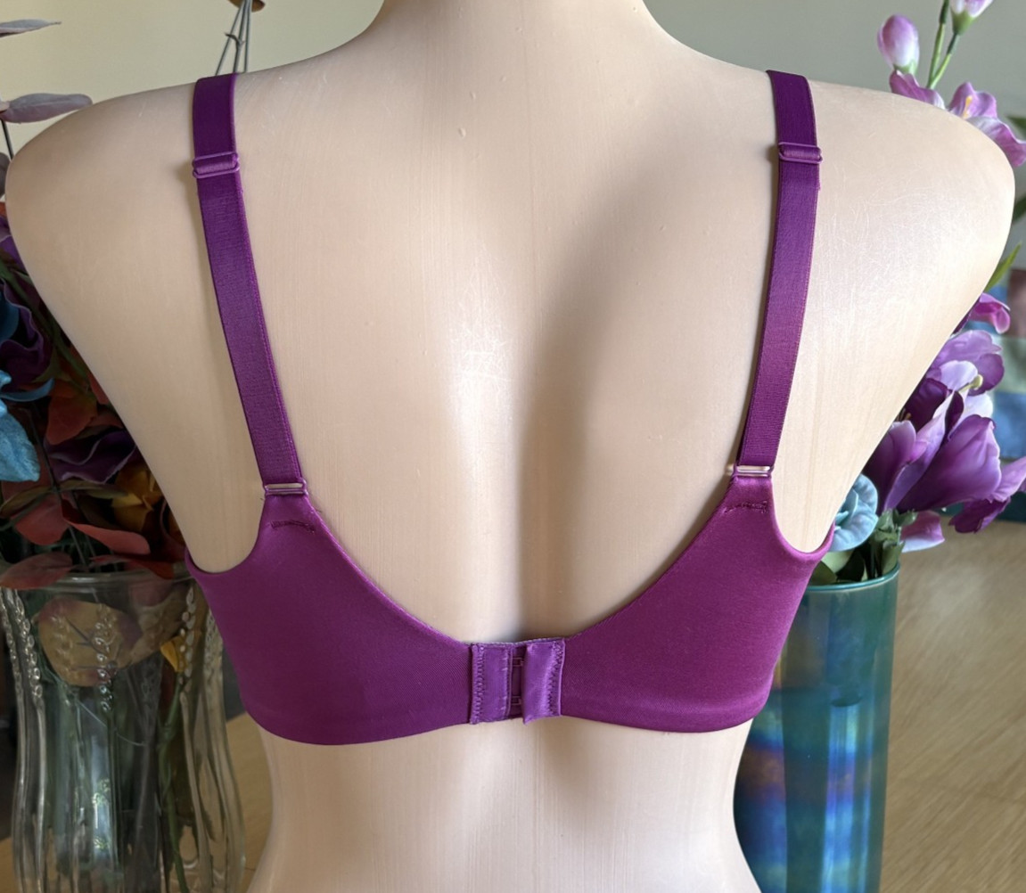 Wacoal 34DD Fuchsia Purple Elevated Allure Seamless Lift Underwire Bra #855336