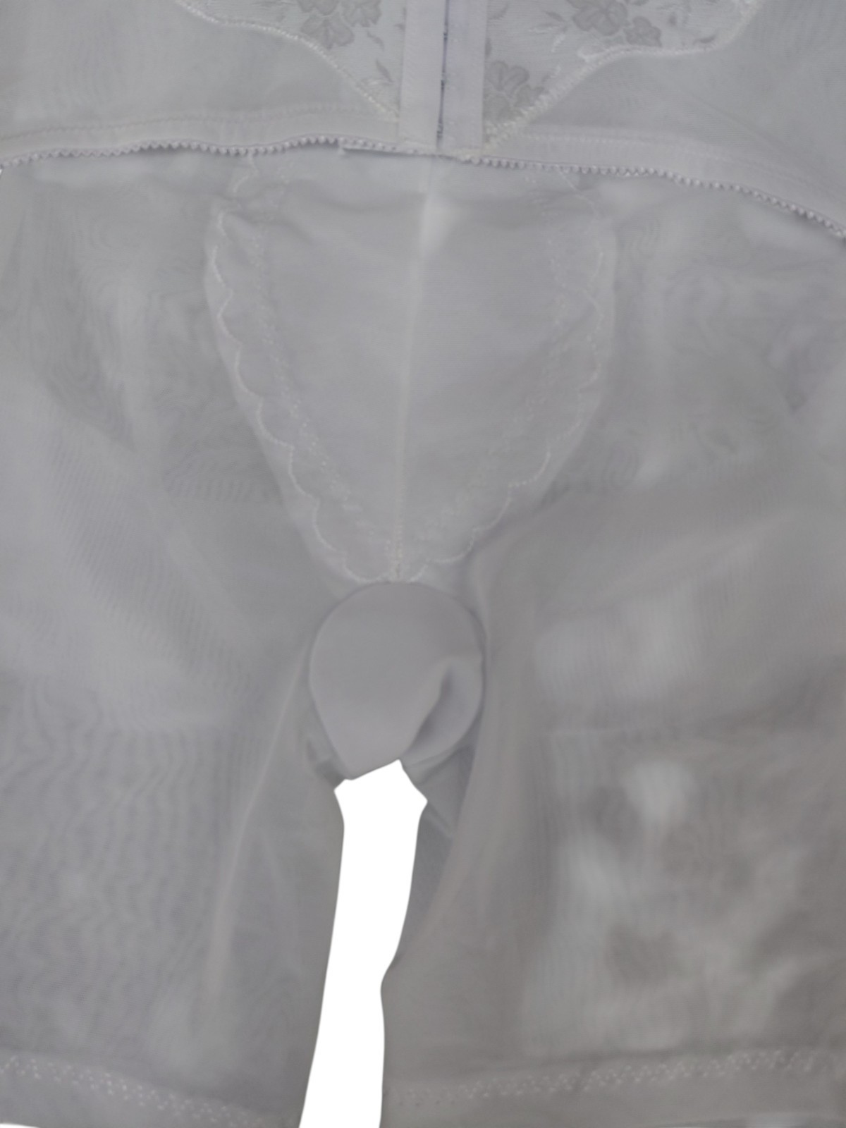 Vintage Crown-nette White Girdle No Garter Size 40