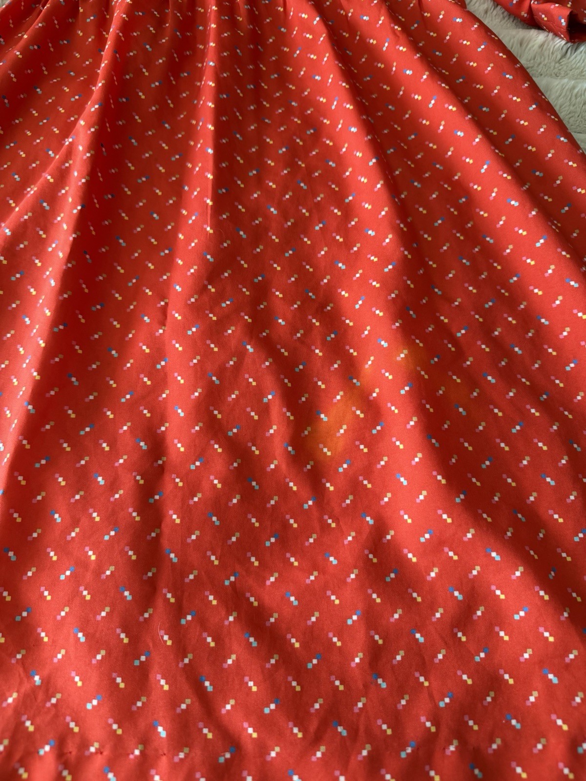 80s Lightweight Red Dress Chipper California