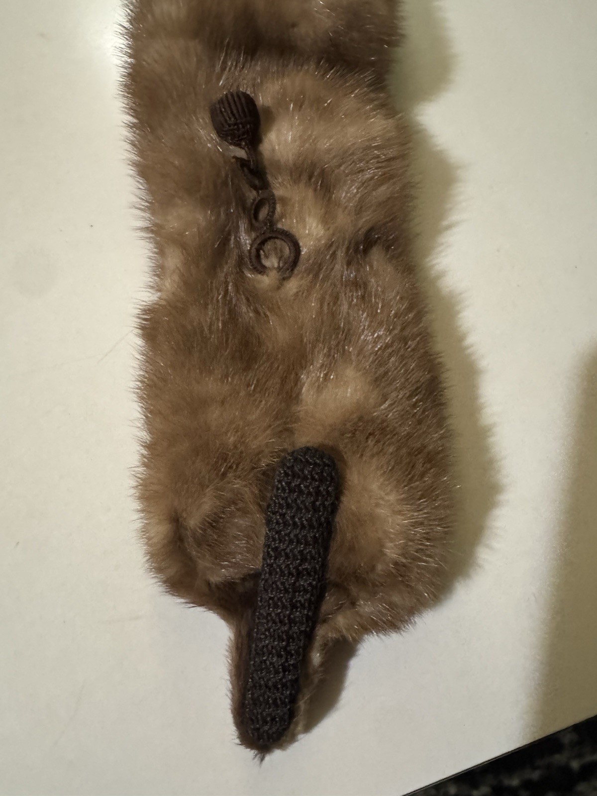 1930-40’s Mink stole Double Headed Clip On