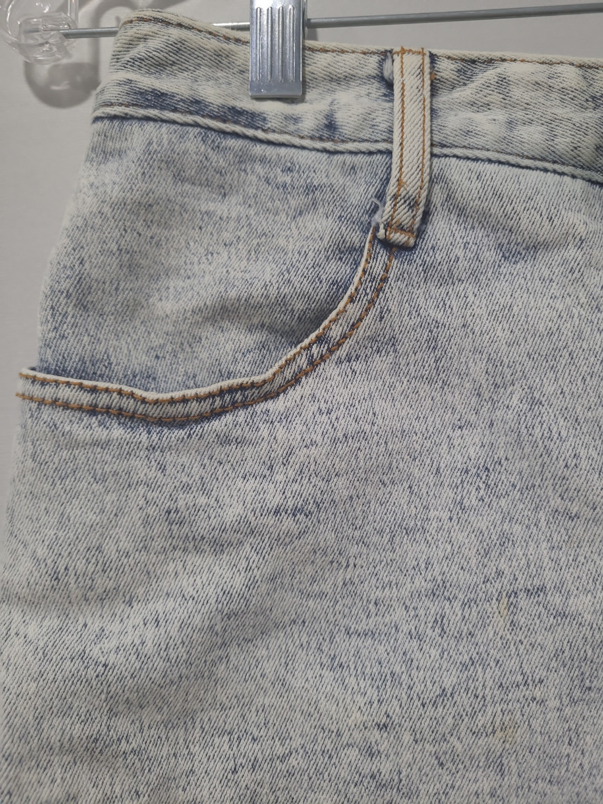 Vintage Golden Star High Rise Acid W Jean Shorts Junior 13/14 Lace Heart Inserts