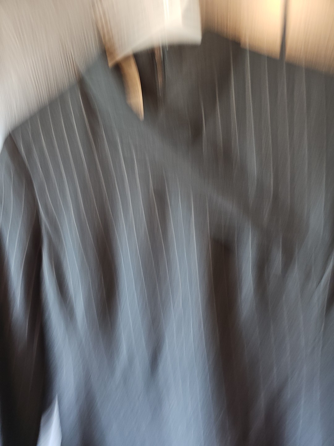 Marisa Minicucci Wool Cashmere Angora Dress Women Size 6 Grey Pinstripe Canada