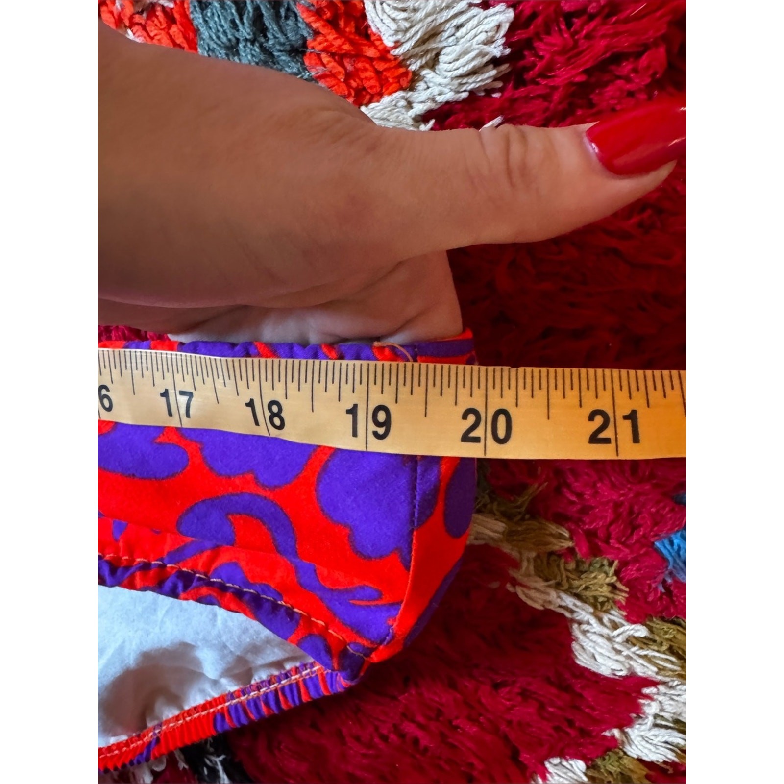 60s Vintage Bright Psychedelic Print Bikini Set Sz SM