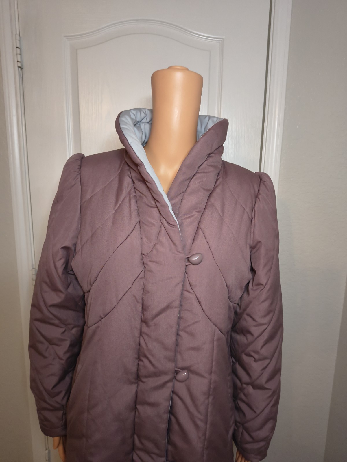 Vintage Puffer Grandmacore Cabincore Cottagecore Appr Large Women&rsquo;s Coat -DP31