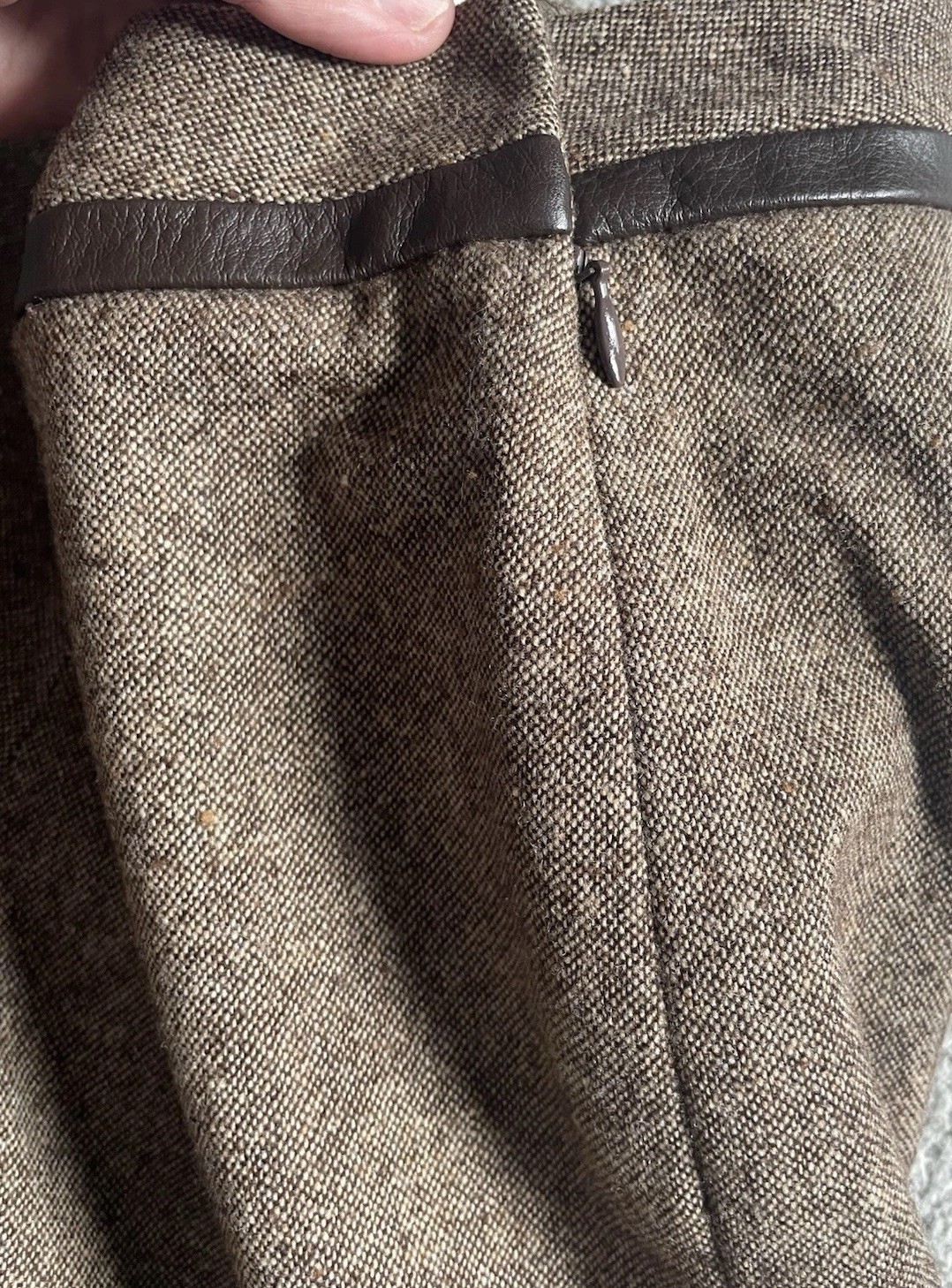Vintage Womens Pendleton Wool Dress Pants Trousers Brown Size 8 Inseam 29” USA