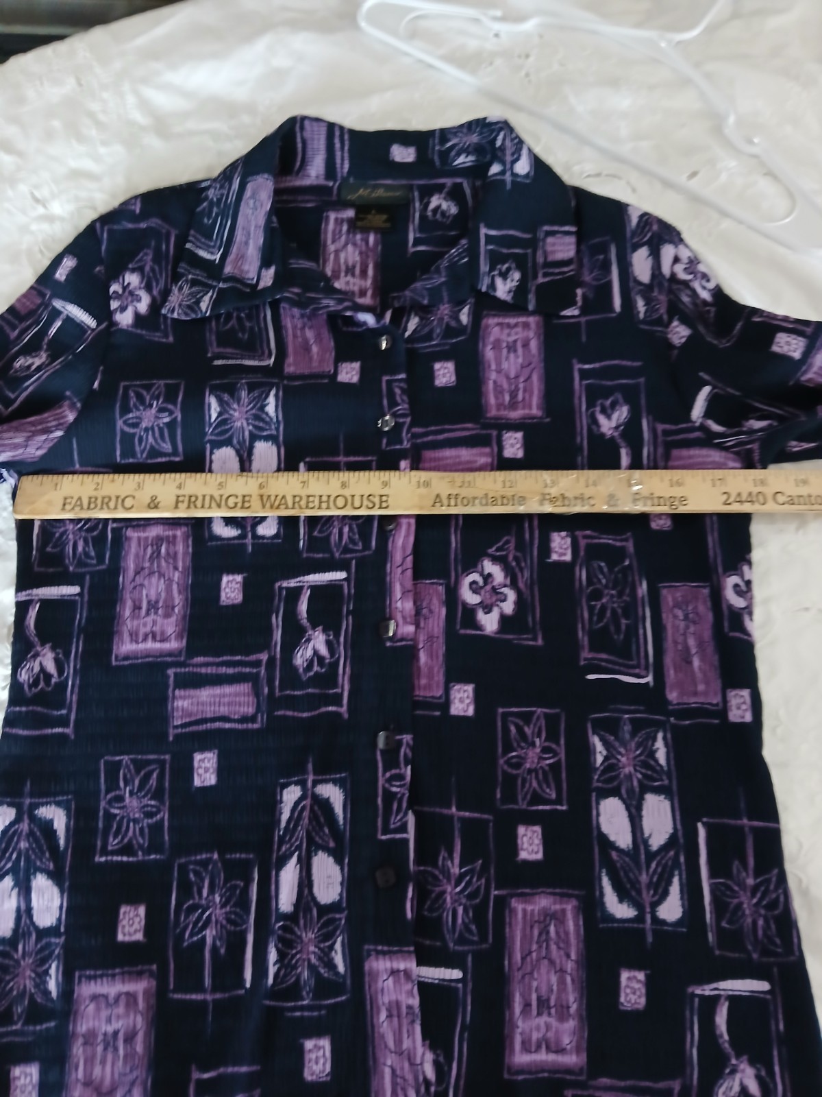 80&rsquo;s Vintage Milano Funky Ribbed Stretchy Long Sleeve Button Blouse (A3)