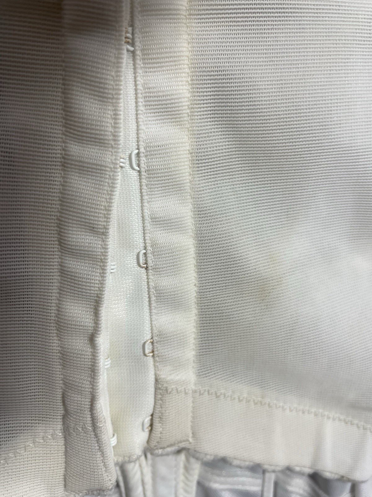 Vintage Goddess Bra 40dd White Longline Boned Corset Underwire Lingerie
