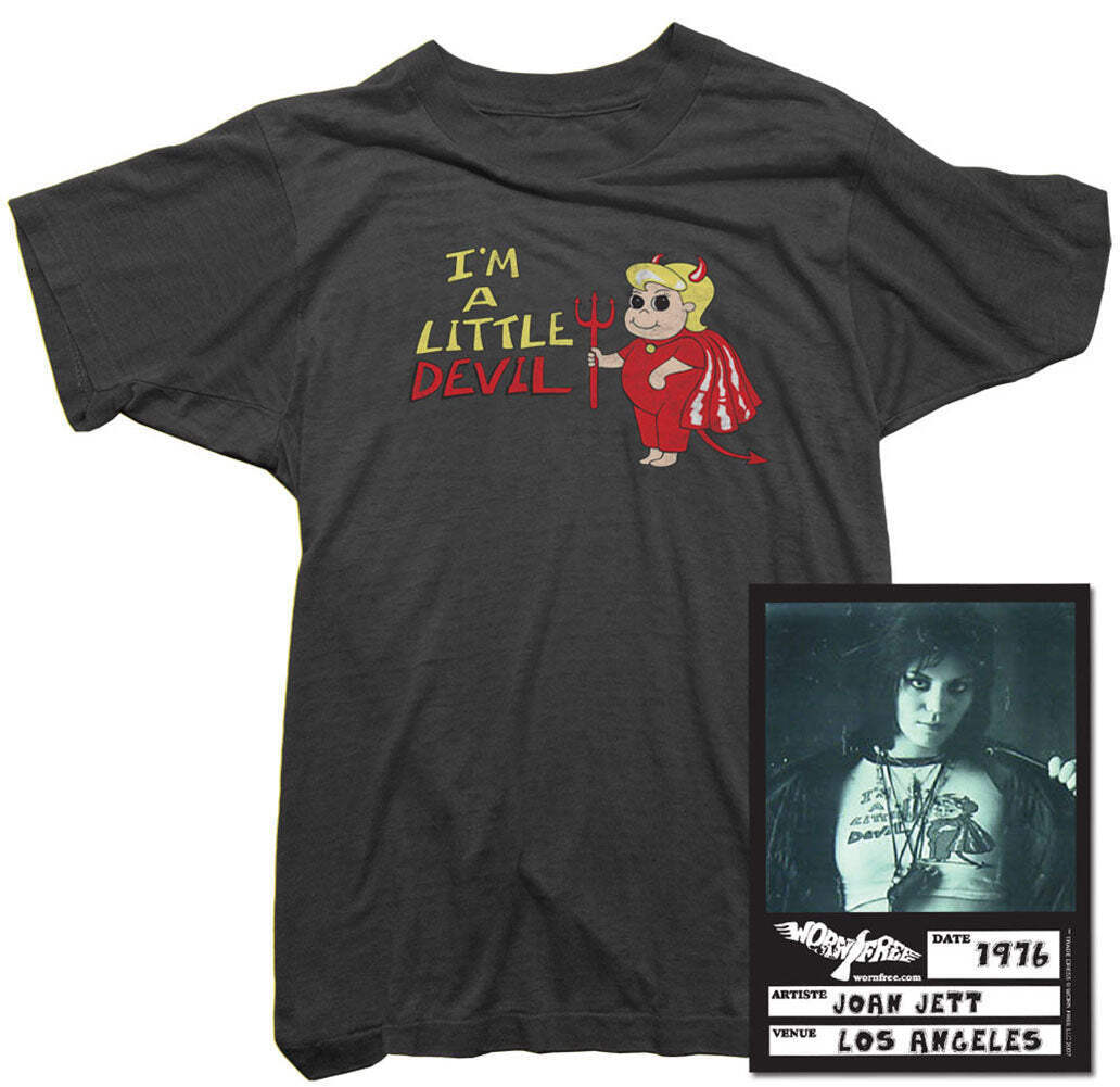 Joan Jett T-Shirt – Im a little Devil tee worn by Joan Jett – Womens