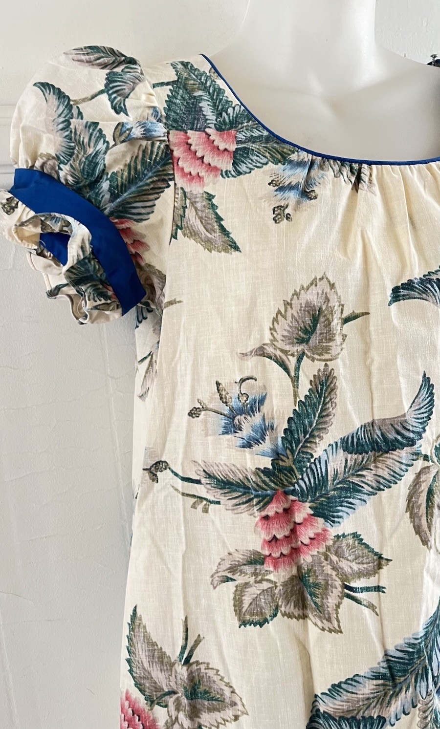 Vintage 1980s 90s REYN SPOONER Reverse Cloth Hawaiian 🌺 Dress Mumu Muumuu-Sz XS