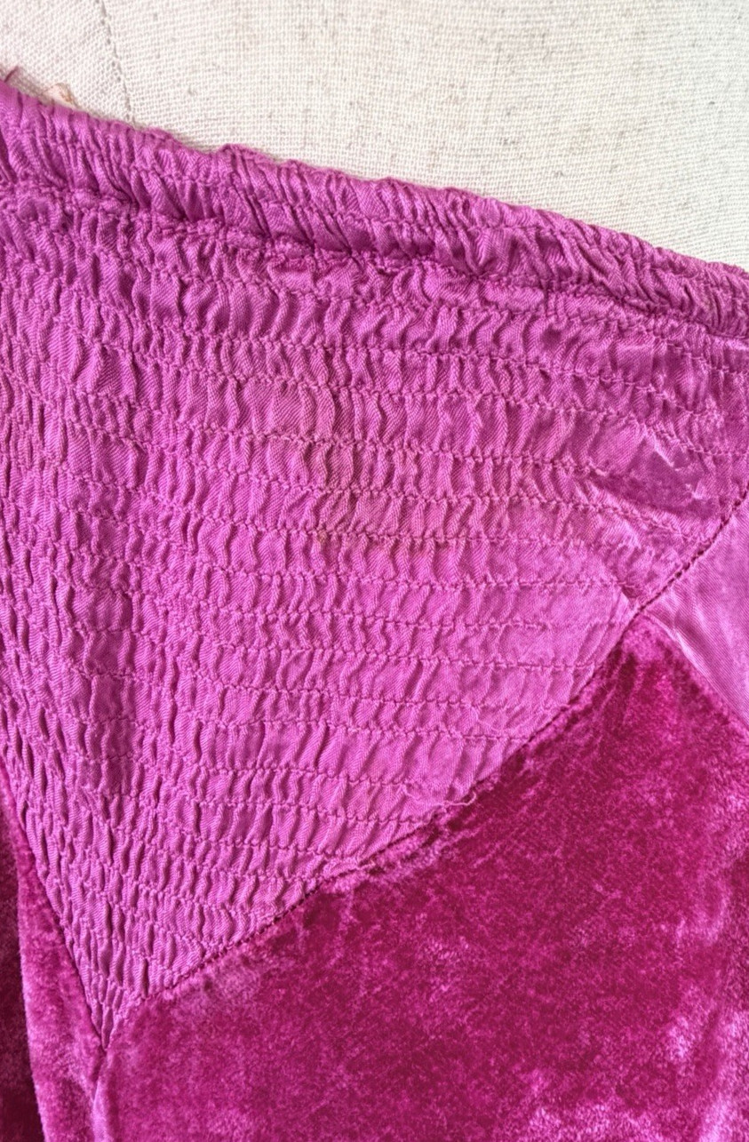 SUPER RARE Vintage Michka Marjak Fuchsia Midi Skirt – Made in Italy 1975 – 1979