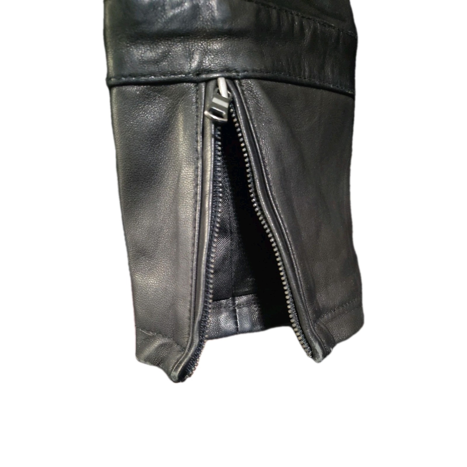 Gallery Lamb Skin Leather Jacket Size Petite Medium