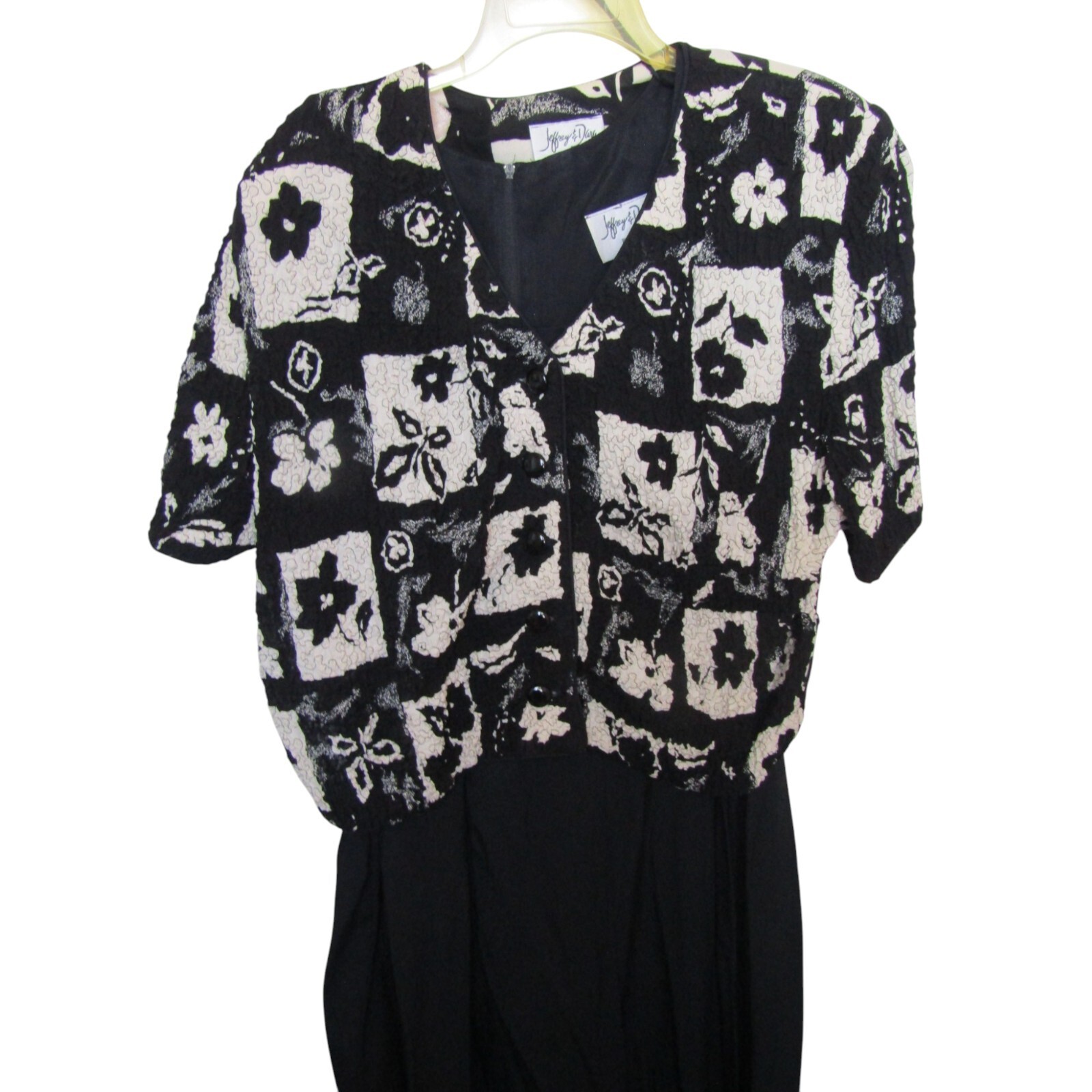 Vtg Jeffrey & Dara Jumpsuit and Jacket by Linda Hutley Size 14