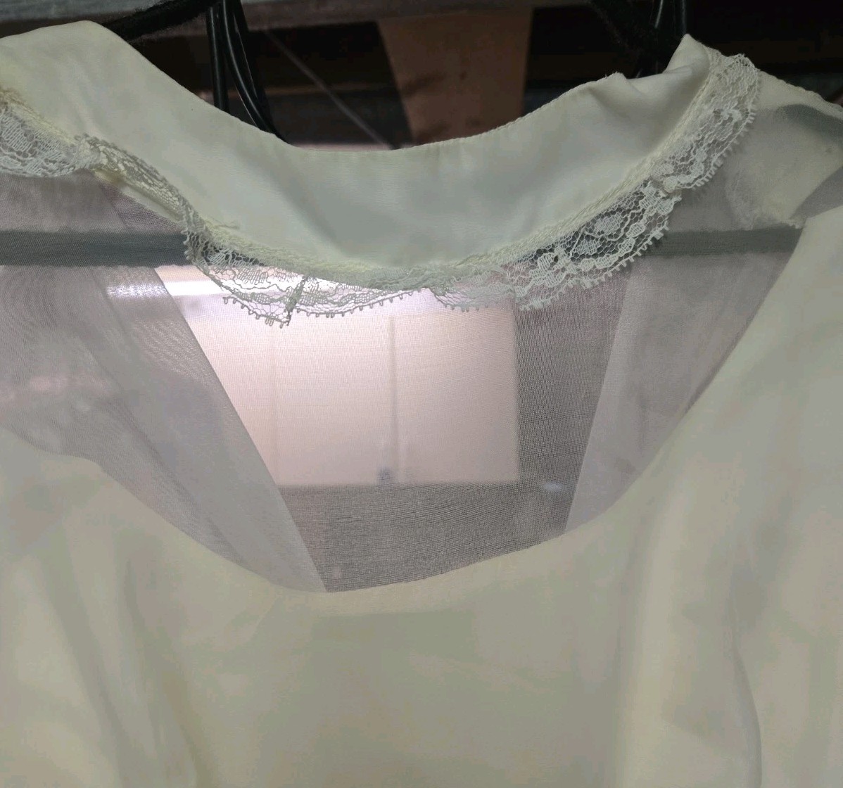 Vintage Nadine 1970’s Dress Women’s White Gown Prom