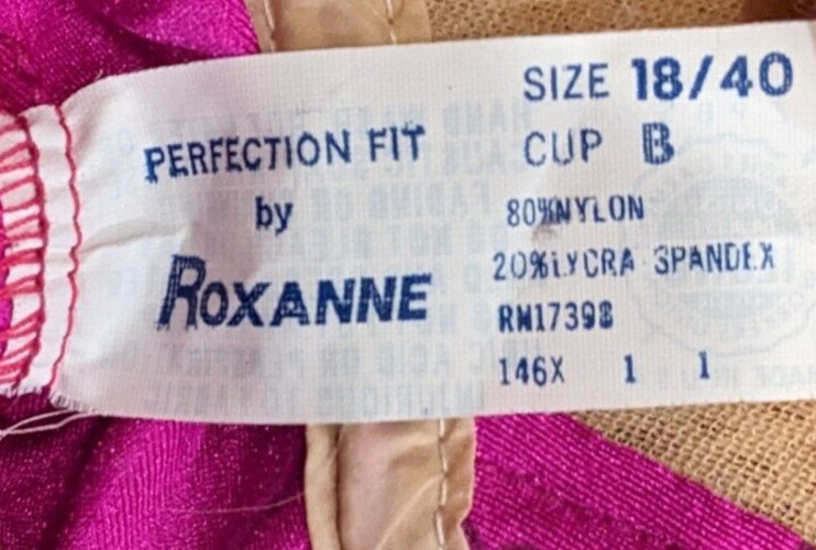 Vintage Perfection Fit by Roxanne Pink Swimsuit – 18/40 Cup B