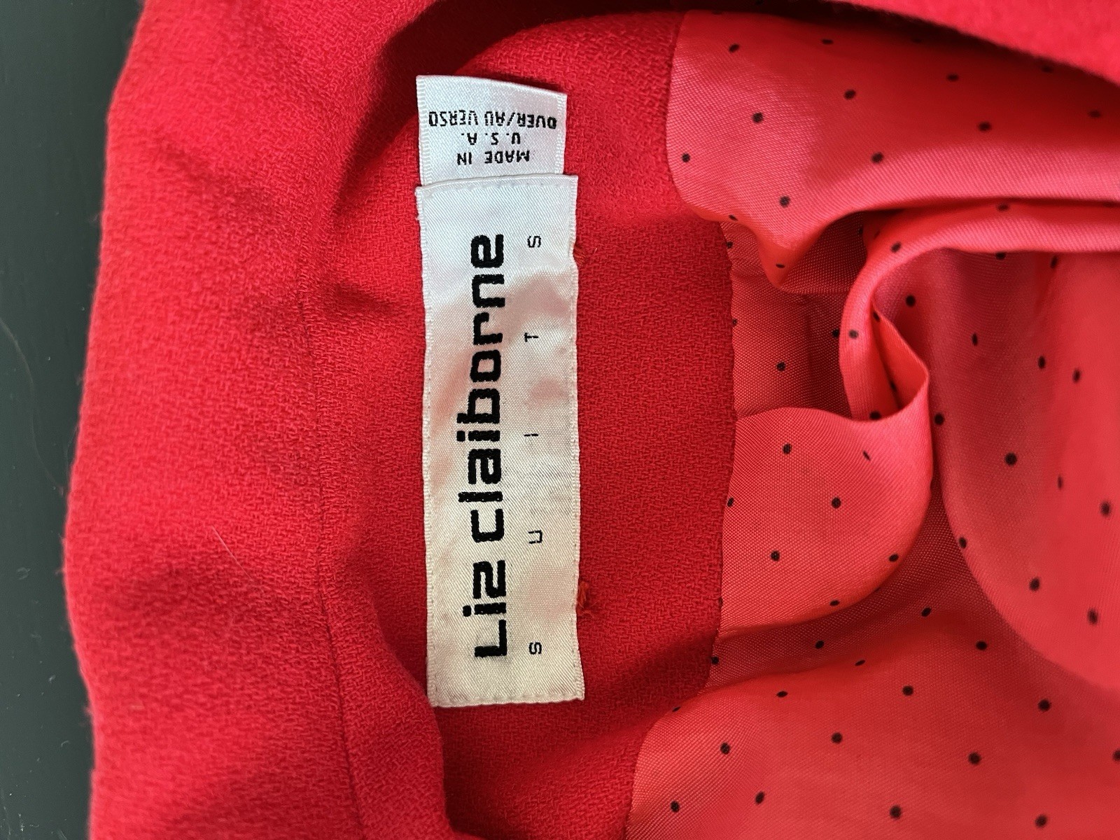 VTG 90s Blazer Double Breasted Wool Made in USA Power Suit Size 12 Princess D