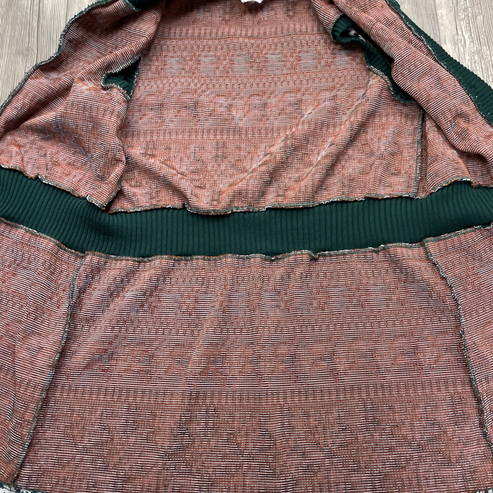 VTG J.C. Penney Acrylic Fair Isle Button Front Tunic Vest Women&rsquo;s Small