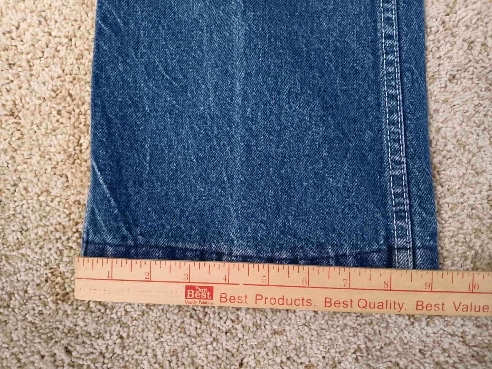 VTG 1980s Kenny Rogers by Karman Jeans Sz 33( 30&Prime;w x 29&Prime;l) USA Western Denim