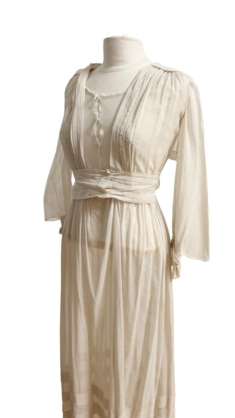 Authentic Edwardian Dress / Tea Dress / Antique Dress / Size Small