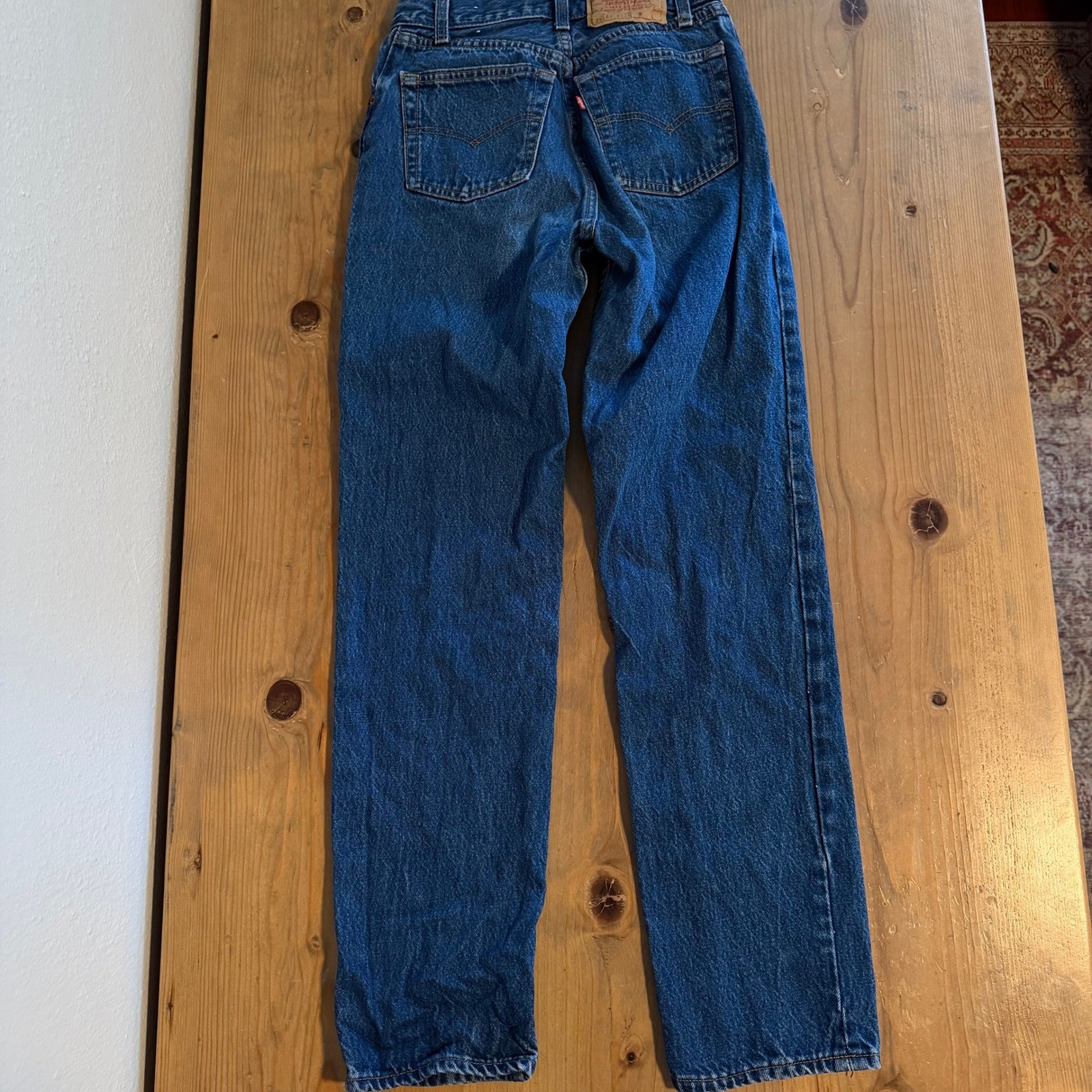 Vintage Levis 26501 501xx Jeans 25×29 High Waist Straight Leg Indigo Made In USA