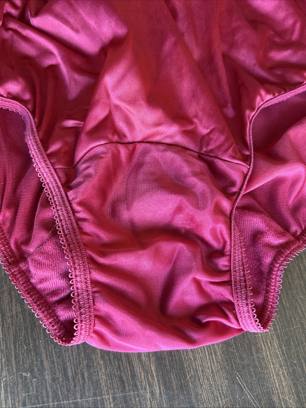 Vanity Fair Nylon Antron III Claret Panties Vintage Satin Panty NWT Anti-Cling 6