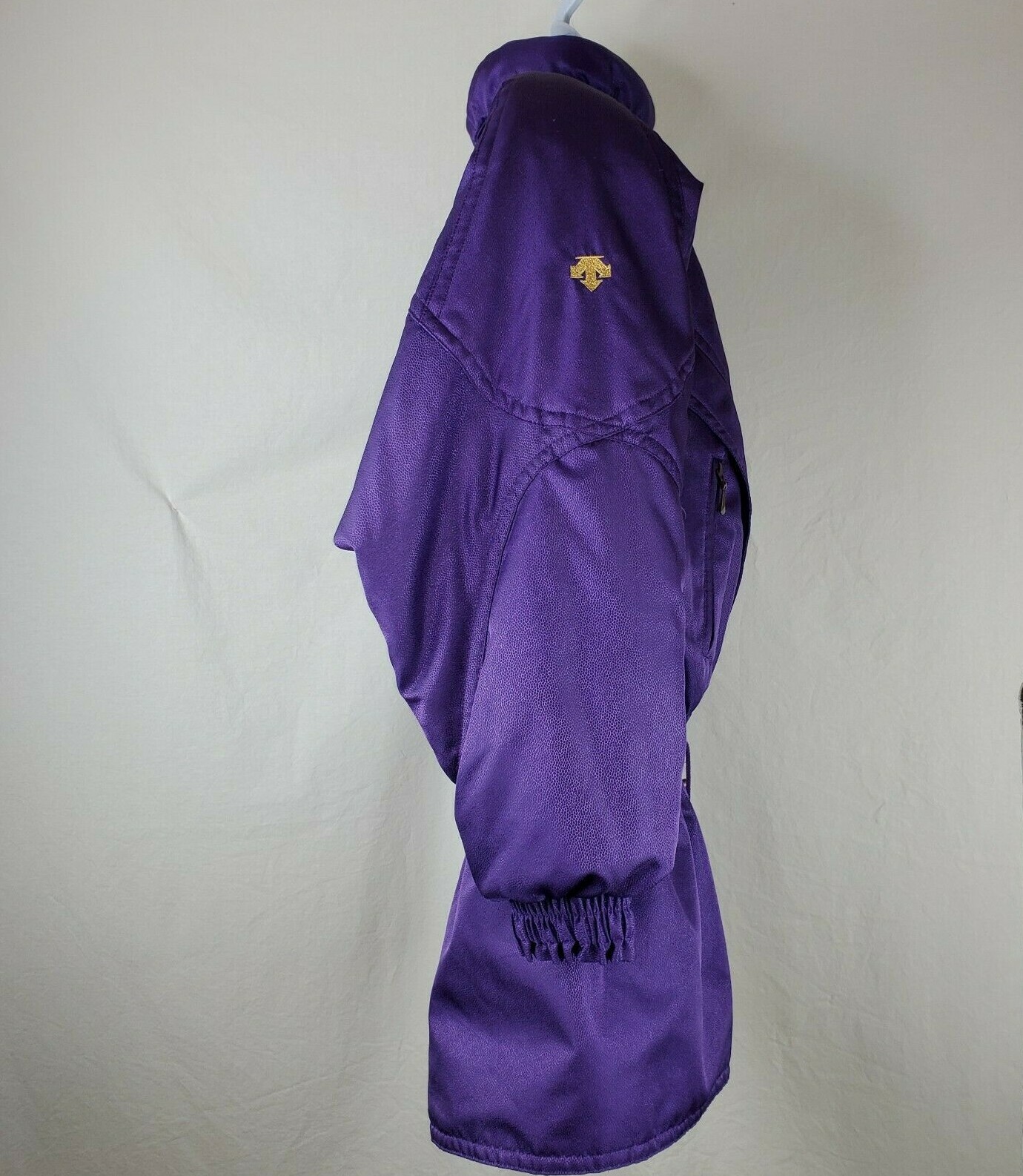 Vintage Ski Coat Large Purple Jacket Descente Oversized Retro Androgyny A-Framed