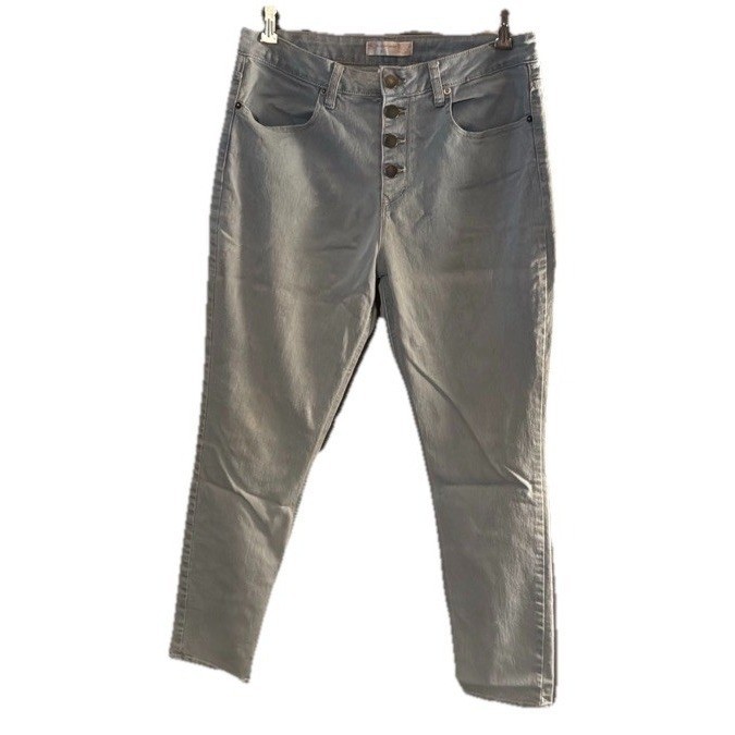 No Boundaries Juniors Size 17 Light Wash Button Fly Stretch Jeans