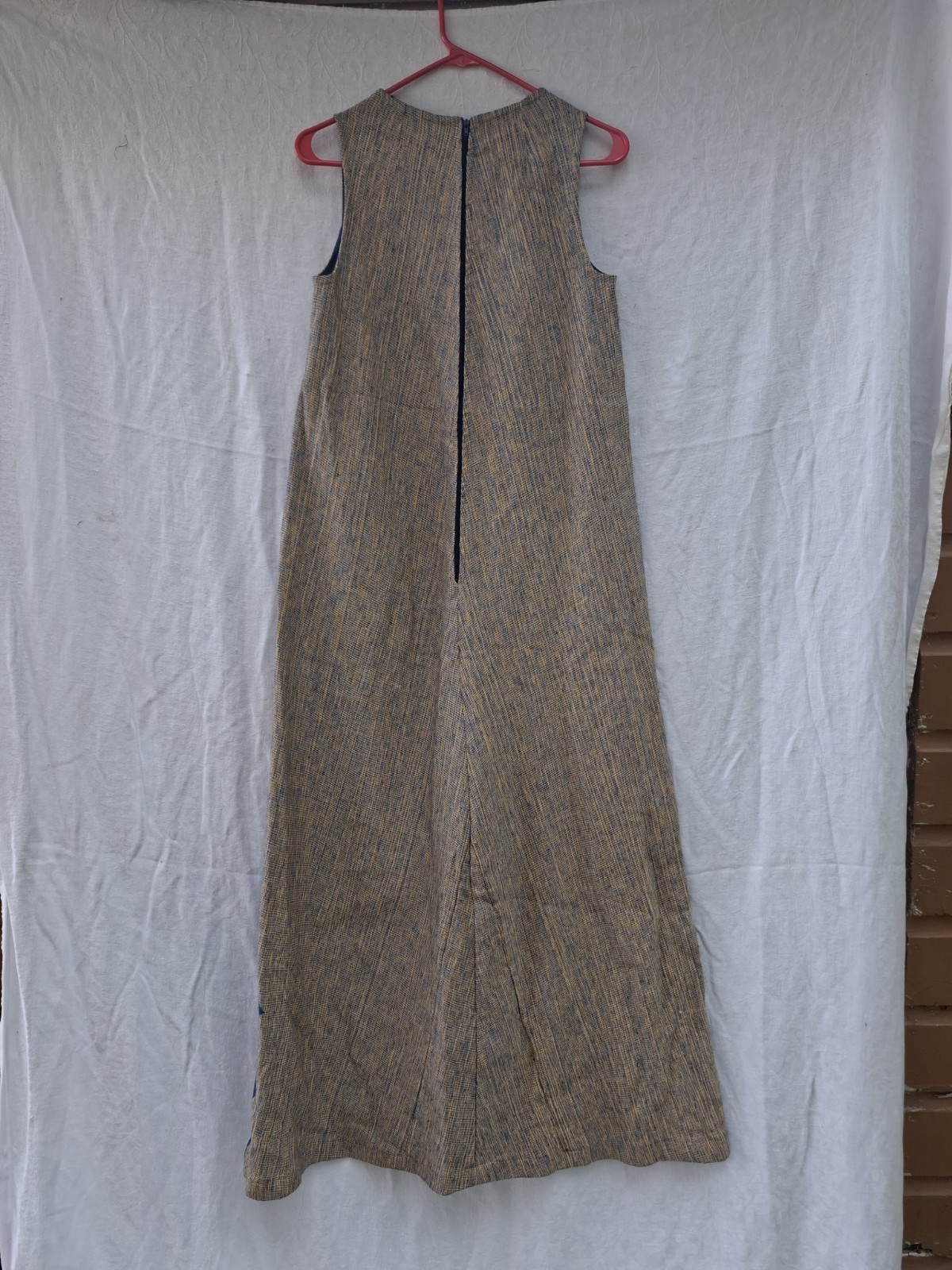 Vintage Rikma Maxi Dress – Made in Israel – 1960s/70s Boho Cotton Dress – Size M