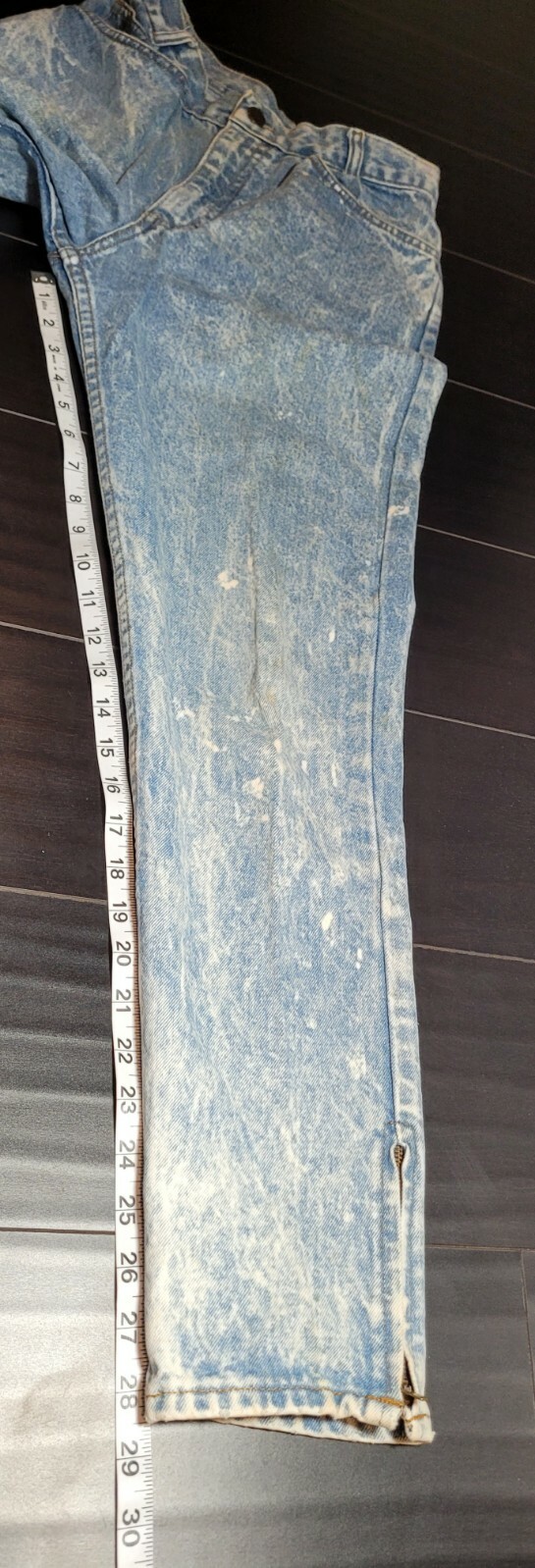 1980&rsquo;s Vintage GITANO High Waisted Acid Wash Mom Jeans Refer To Photos