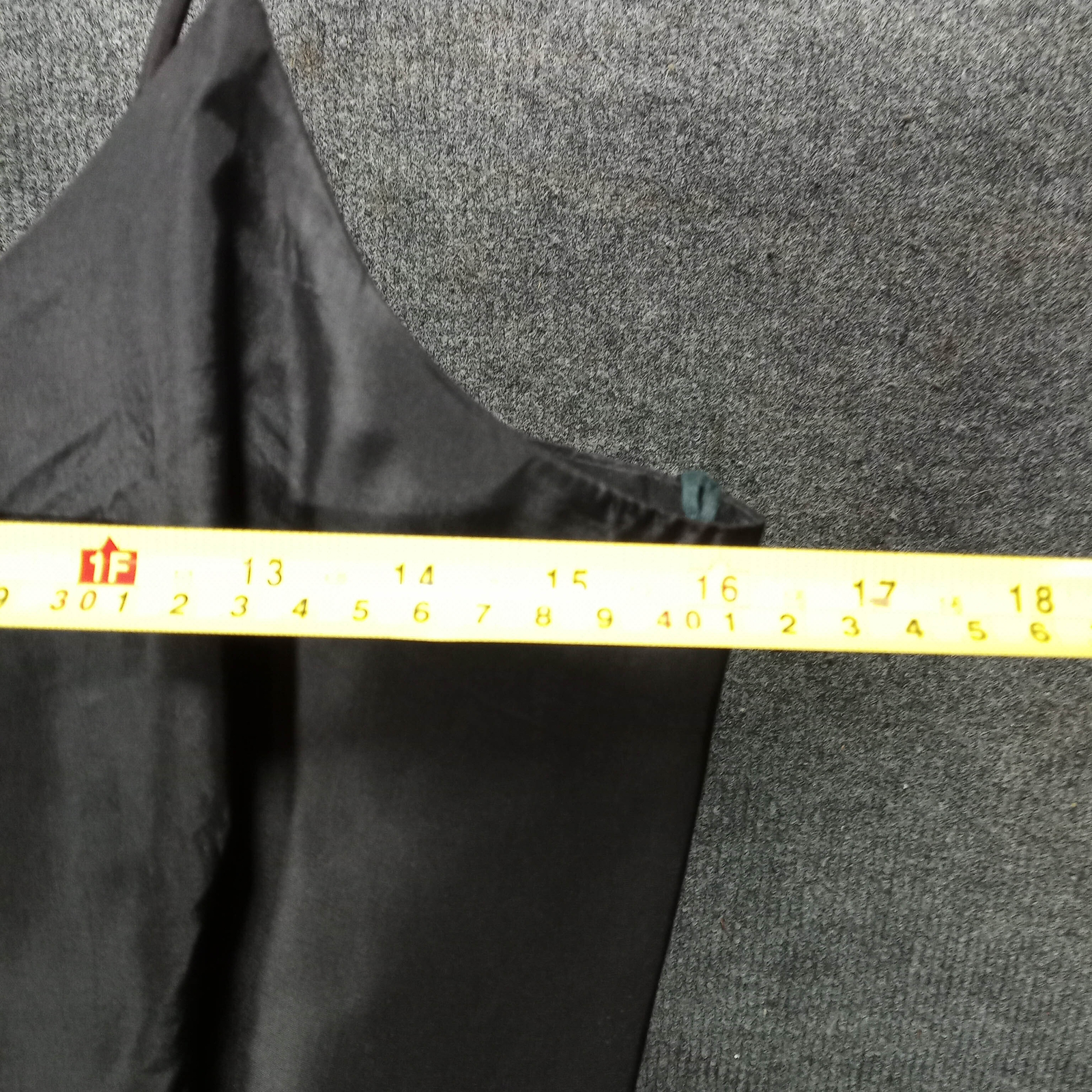 1950s Vintage Black Faille Box-Pleat Waist Detail Circle Dress