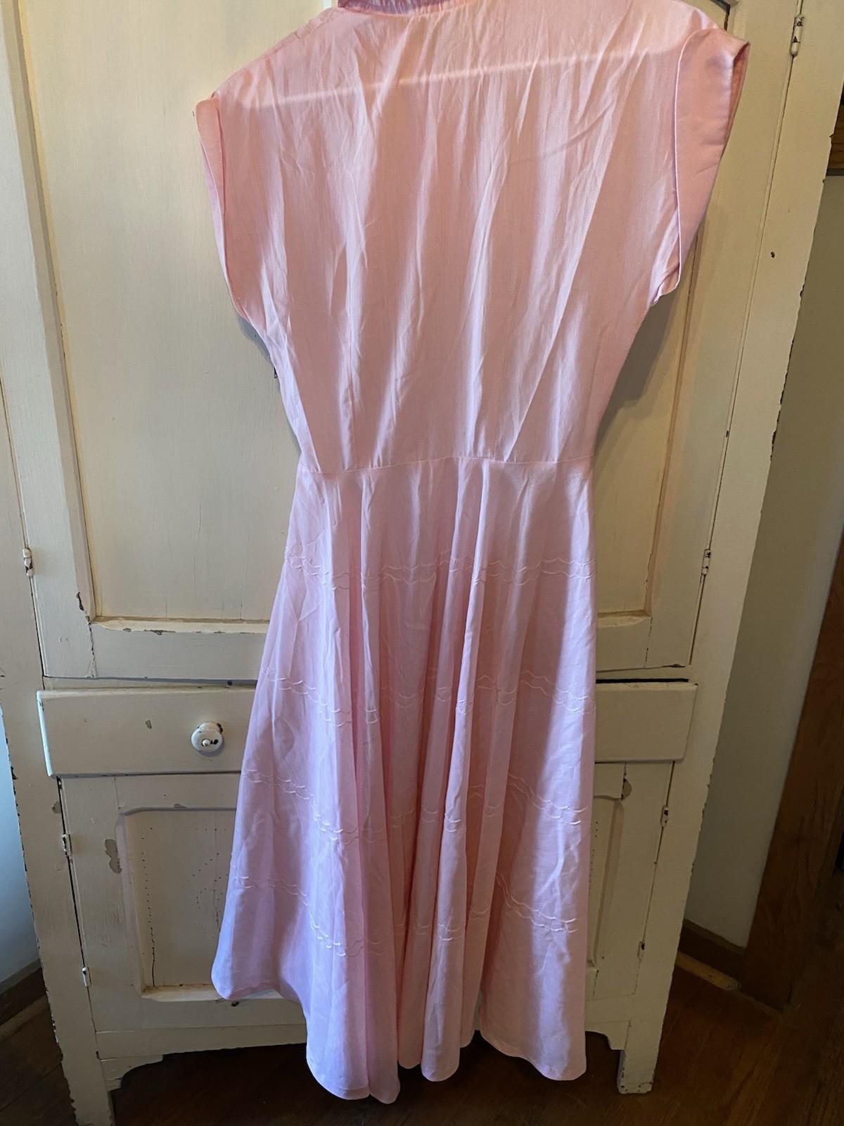 Vicky Vaughn Junior Pink Cotton 50&rsquo;s Style Vintage Dress