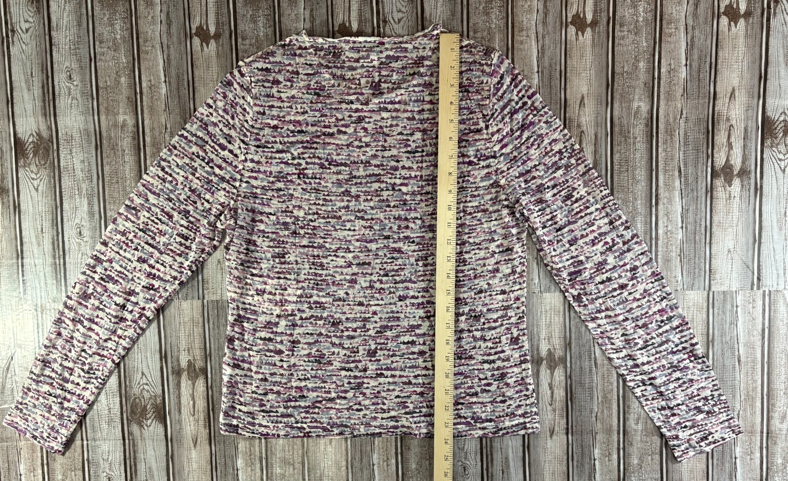 Emanuel Emanuel Ungaro 100% silk top blouse size XL color purple multi NWT VGT
