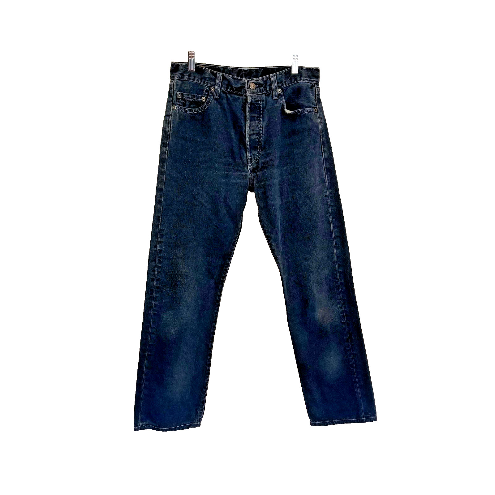 VTG Levi’s 501 Jeans Y2K Straight Leg, Dark Wash Women&rsquo;s Sz 28 Rockabilly Retro