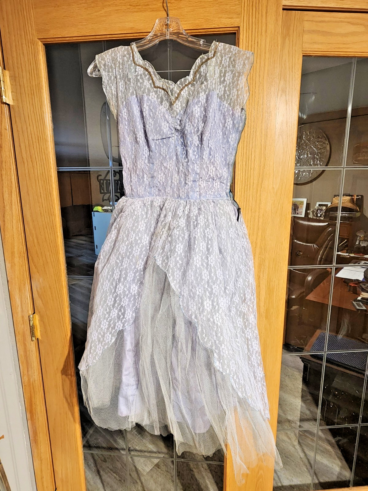 Vintage 1950s 1960s Formal Dress Gown