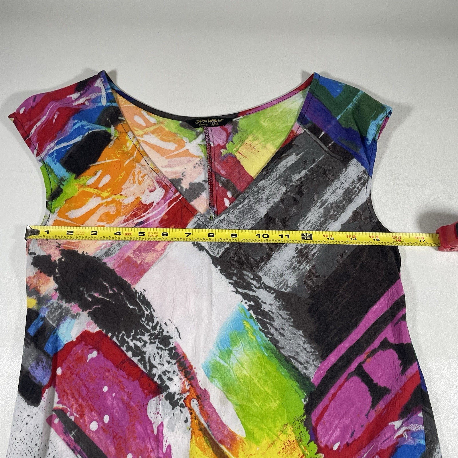Jams World Womens Hawaiian Dress S Cosmos Graphic AOP Abstract USA Hawaii Rayon