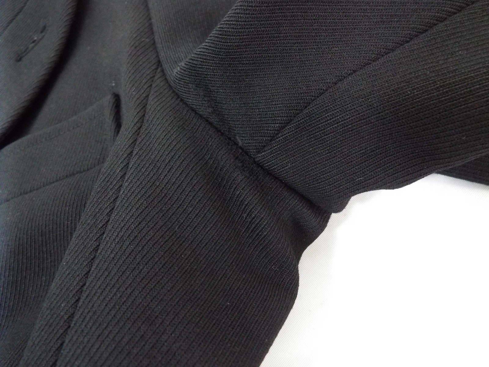 Vintage Yves Saint Laurent Rive Gauche Black Wool Blazer Jacket Women’s Size 40