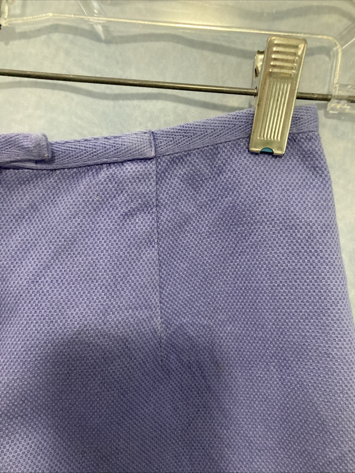 Vtg 90s Copper Key Lavender Purple Shorts High Waisted Cotton Size 3 Hong Kong