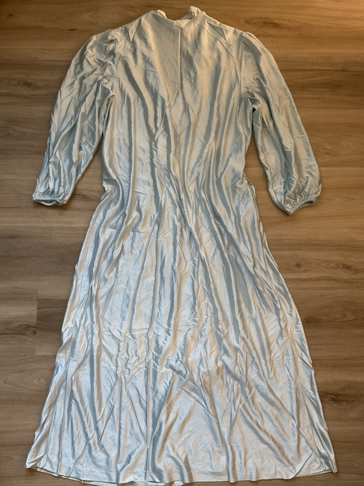 VTG Nylon Robe Lot 4 Vanity Fair Texsheen L Babydoll 36 Peignoir USA Embroidered