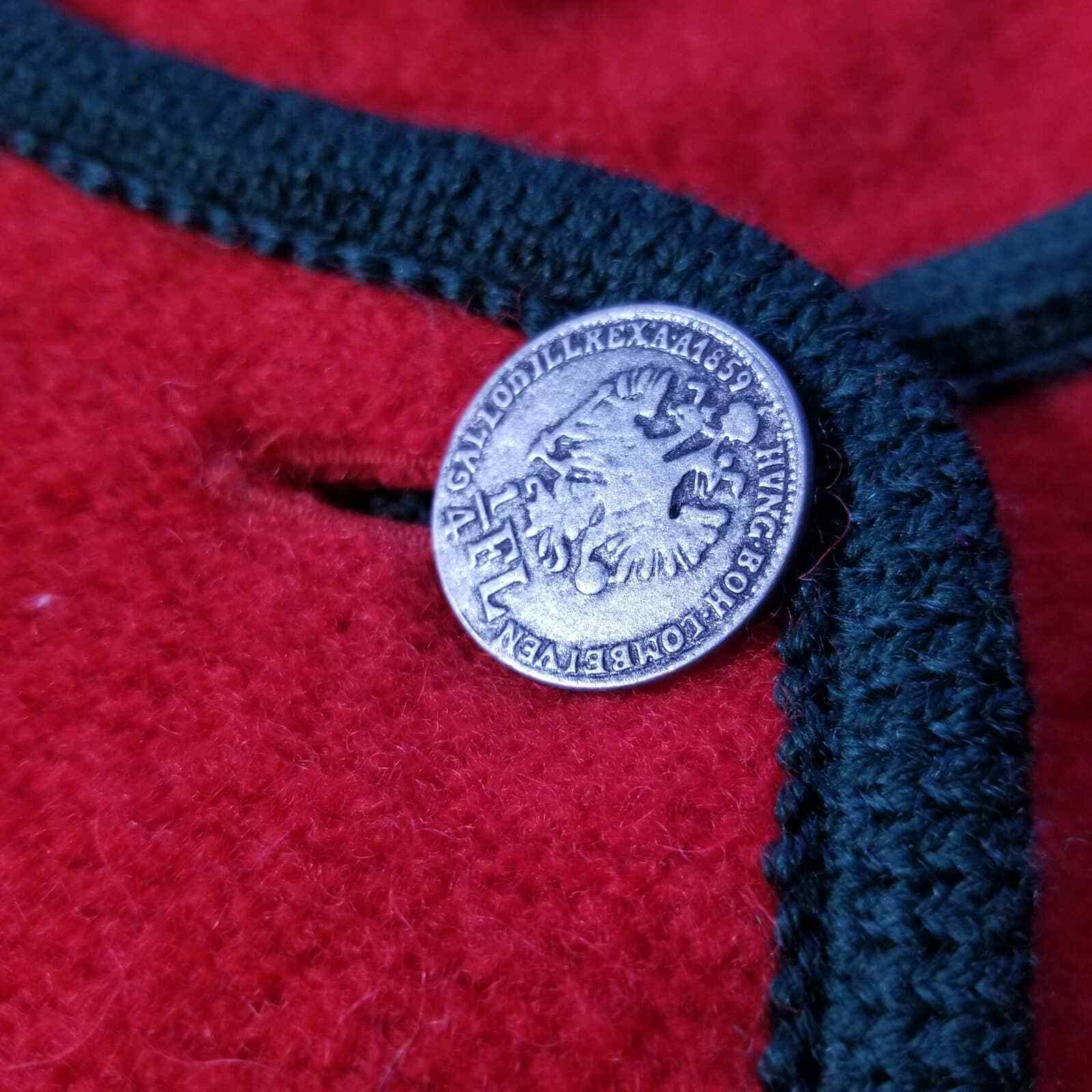 Vintage Austrian Wool Cardigan Sweater / Men&rsquo;s M to L / Women&rsquo;s XL / Nordic
