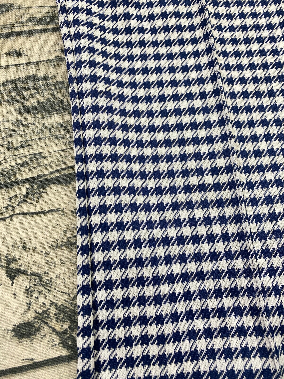 60s 70s Houndstooth Gingham Disco Flare Bell Bottom Pants (Fits 28×27) Hippie