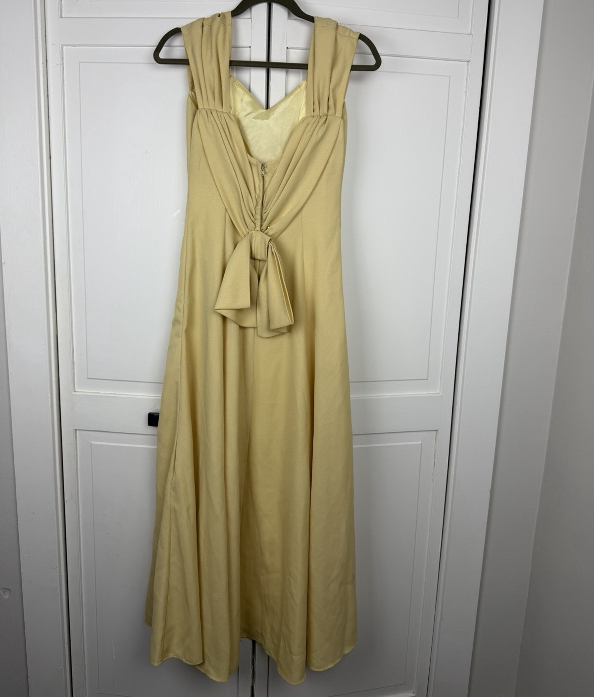 Vintage Eve of Milady Vintage Yellow Maxi Dress Women&rsquo;s Size 10 Regular