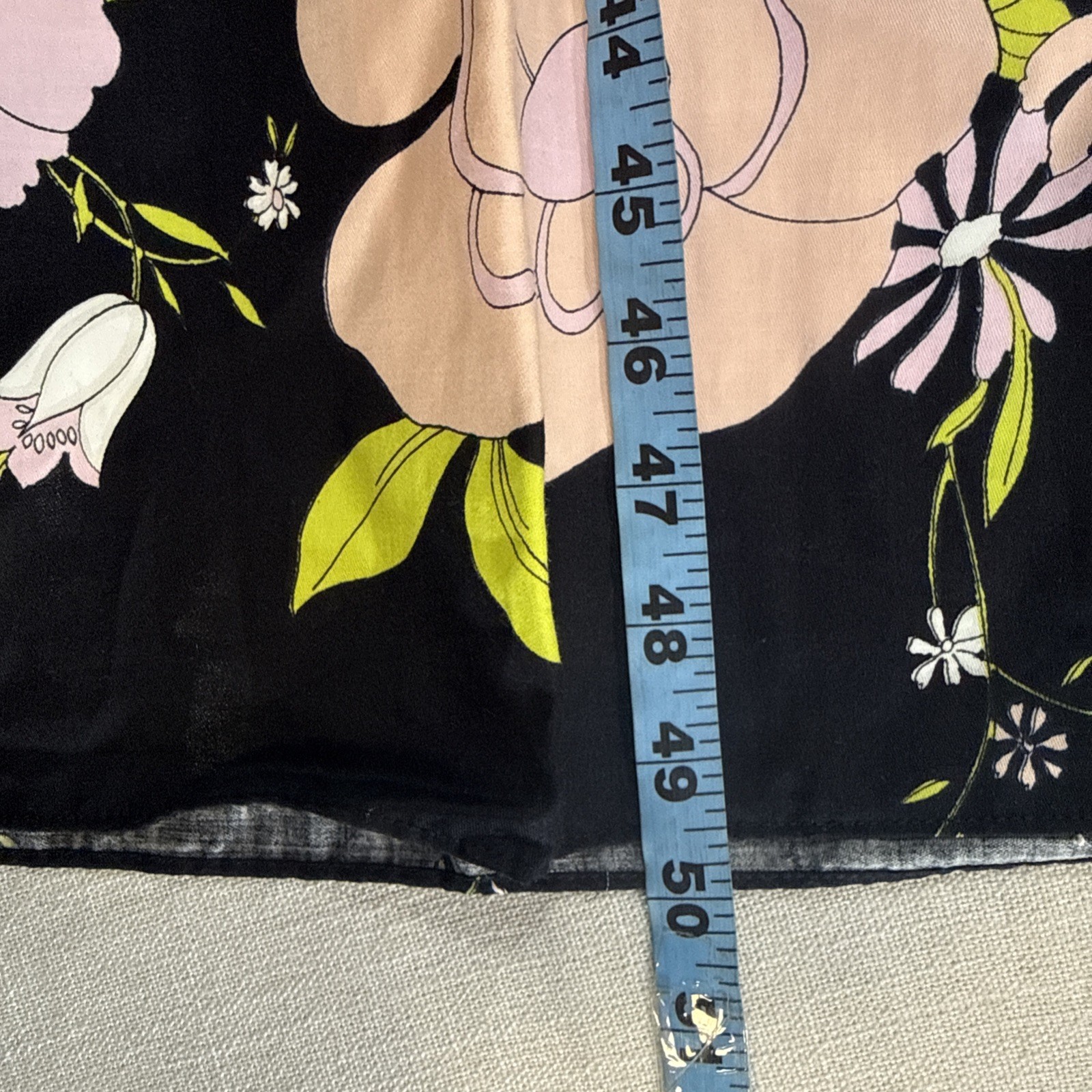 Vtg Dutchess Individually Yours Maxi Dress M Black Floral Babydoll Cottagecore