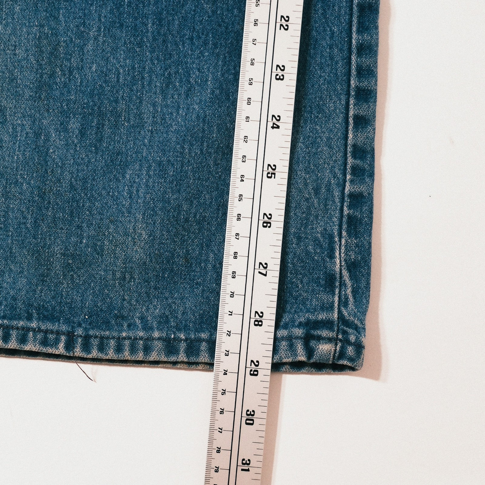 Vintage 70s Live Ins Embroidered Pockets Womens USA High Waist 36S actual 32×29